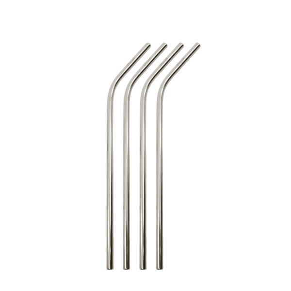 Stainless Steel Straws Bent 4pk