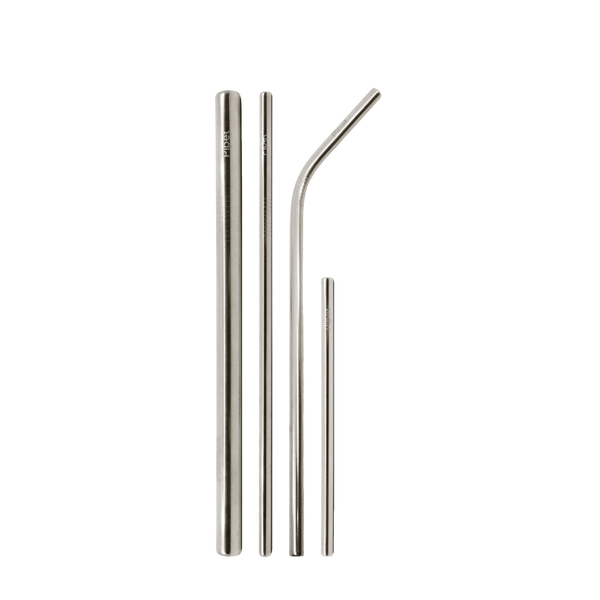 Stainless Steel Straws Mixed Set 4pk